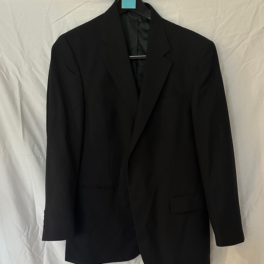 Navy Blue Classic Wool Men’s Blazer